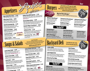 Preview of View Louie's Grill & Bar Menu